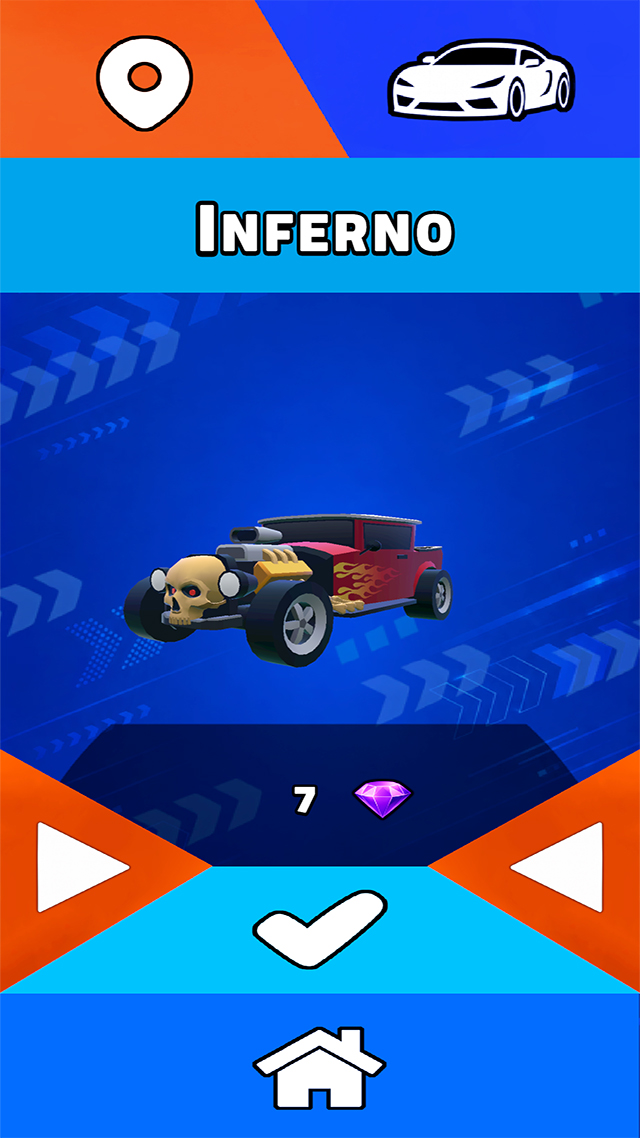Car collection — the Inferno hot rod